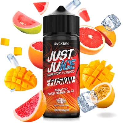 MANGUE & ORANGE SANGUINE ON ICE FUSION JUST JUICE 100ML